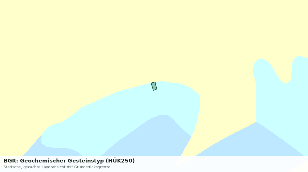 Statische Kartenansicht: BGR: Geochemischer Gesteinstyp (HÜK250)