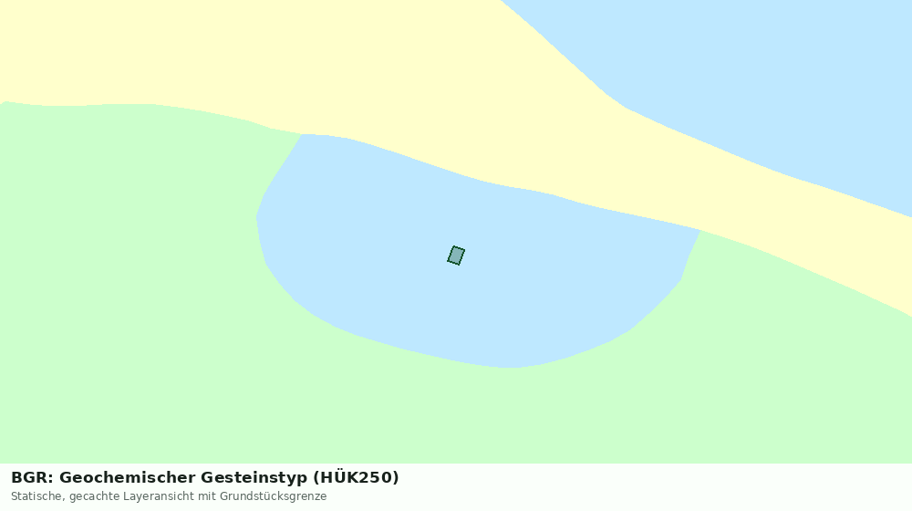 Statische Kartenansicht: BGR: Geochemischer Gesteinstyp (HÜK250)