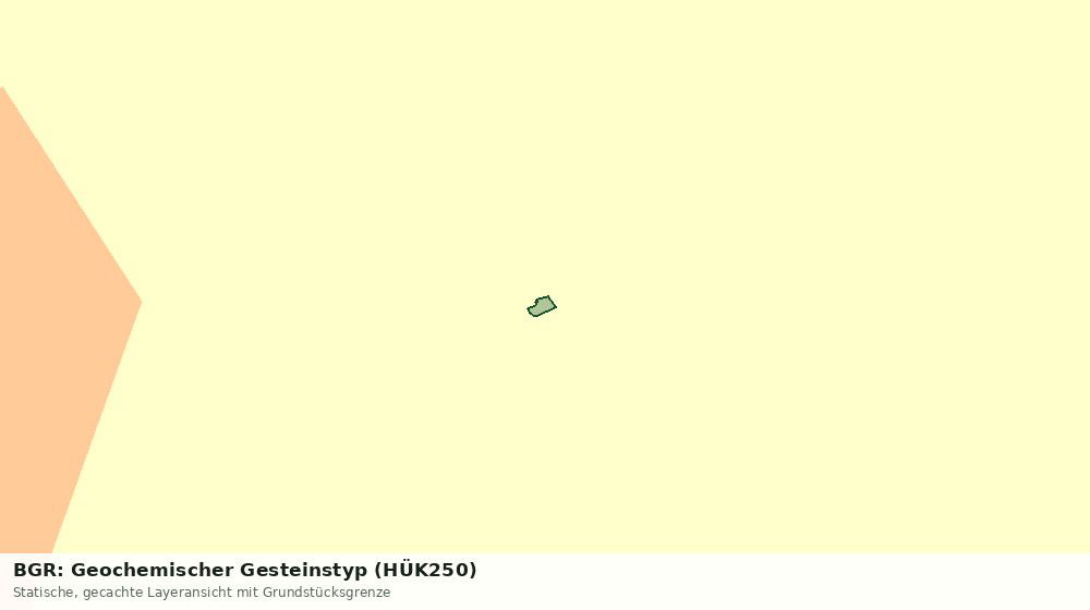Statische Kartenansicht: BGR: Geochemischer Gesteinstyp (HÜK250)