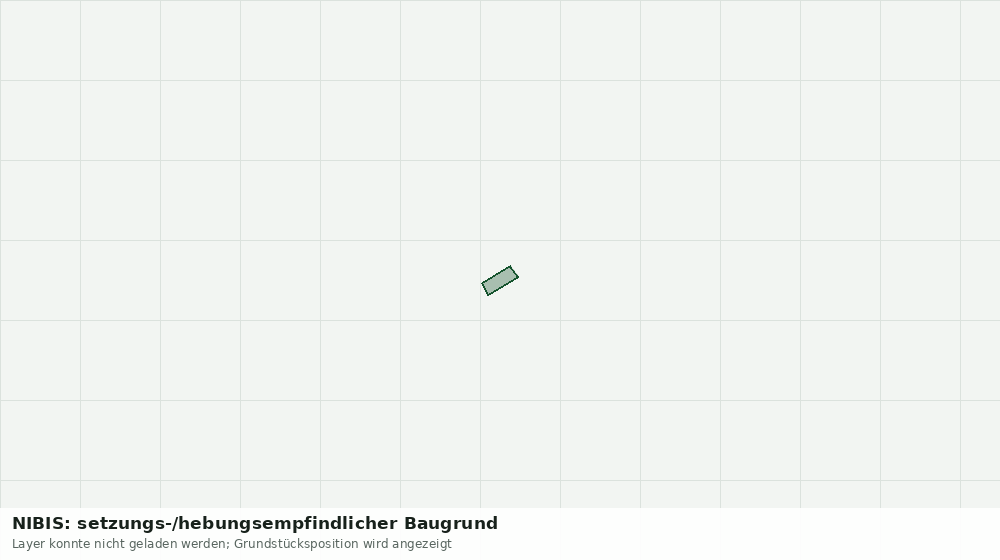Statische Kartenansicht: NIBIS: setzungs-/hebungsempfindlicher Baugrund