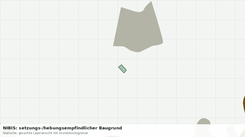 Statische Kartenansicht: NIBIS: setzungs-/hebungsempfindlicher Baugrund