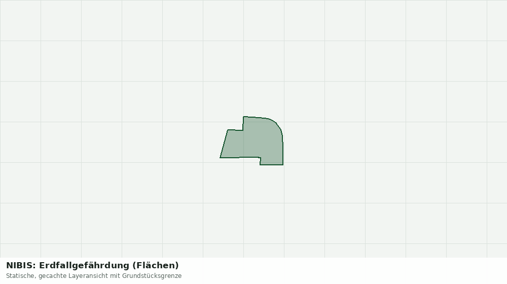 Statische Kartenansicht: NIBIS: Erdfallgefährdung (Flächen)