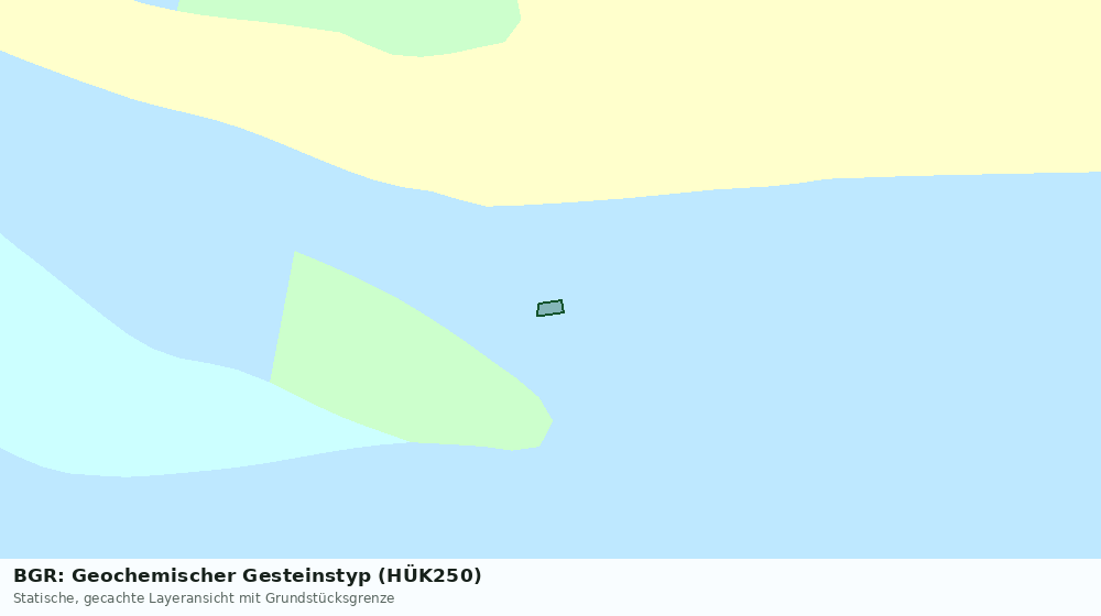 Statische Kartenansicht: BGR: Geochemischer Gesteinstyp (HÜK250)