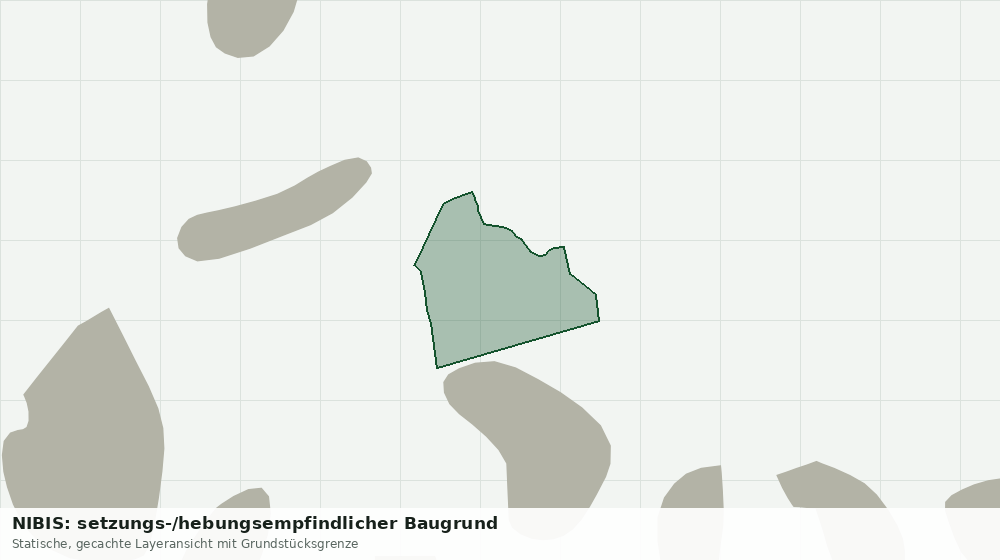 Statische Kartenansicht: NIBIS: setzungs-/hebungsempfindlicher Baugrund
