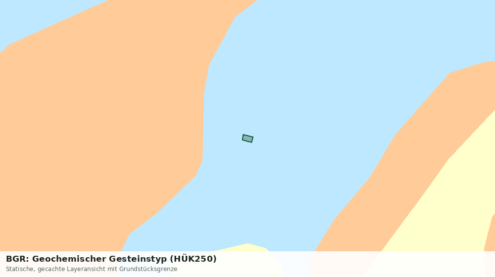 Statische Kartenansicht: BGR: Geochemischer Gesteinstyp (HÜK250)