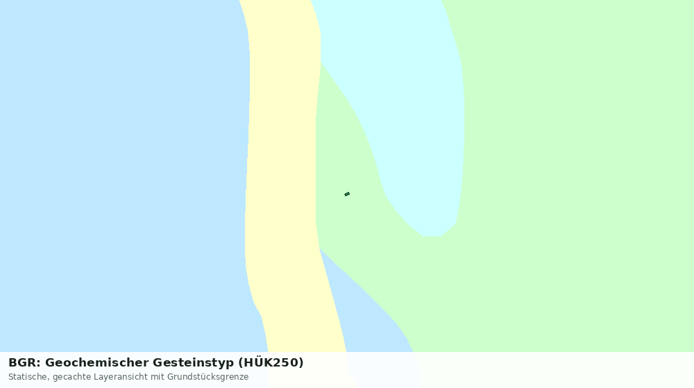 Statische Kartenansicht: BGR: Geochemischer Gesteinstyp (HÜK250)