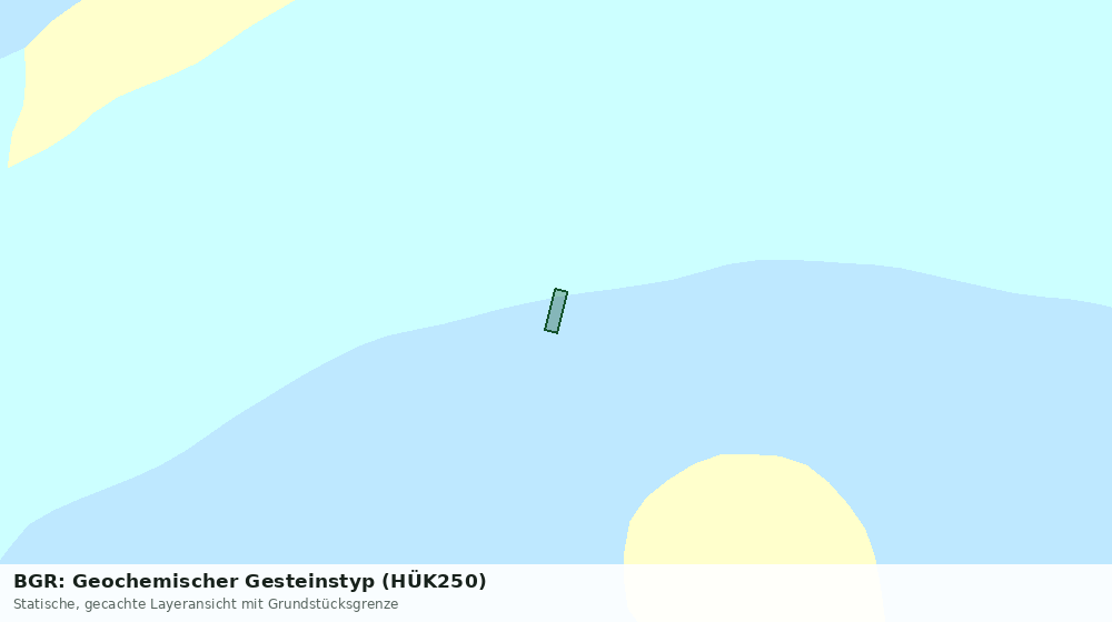 Statische Kartenansicht: BGR: Geochemischer Gesteinstyp (HÜK250)