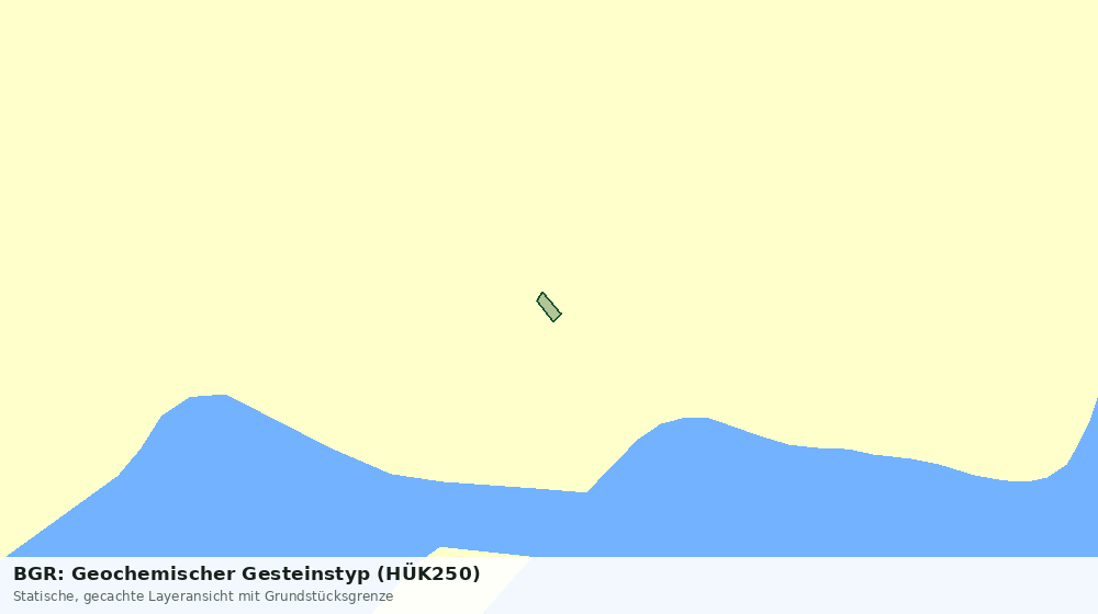 Statische Kartenansicht: BGR: Geochemischer Gesteinstyp (HÜK250)