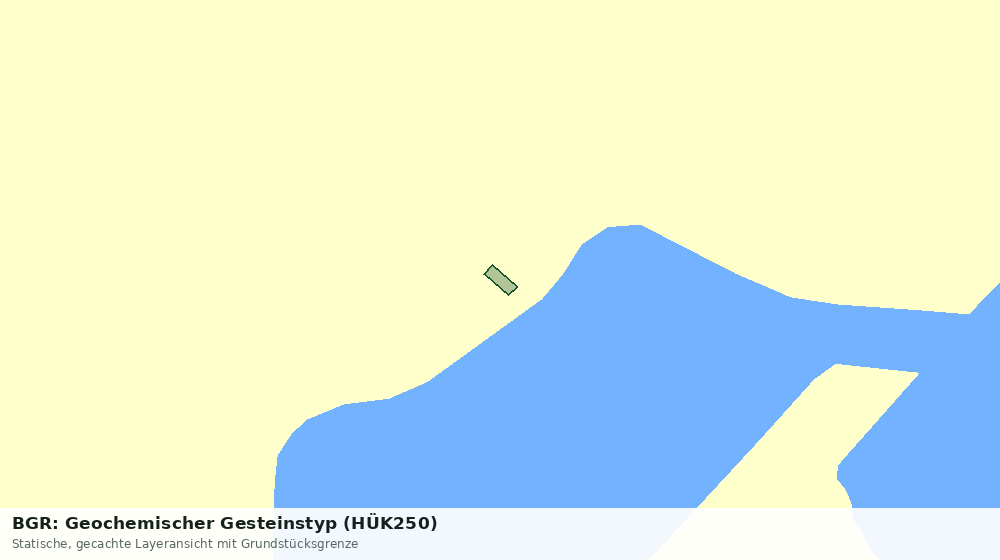 Statische Kartenansicht: BGR: Geochemischer Gesteinstyp (HÜK250)