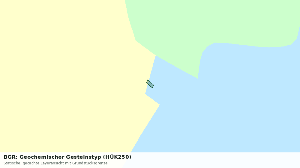 Statische Kartenansicht: BGR: Geochemischer Gesteinstyp (HÜK250)