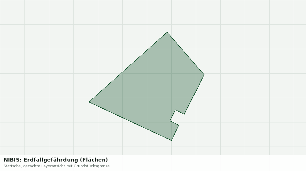 Statische Kartenansicht: NIBIS: Erdfallgefährdung (Flächen)