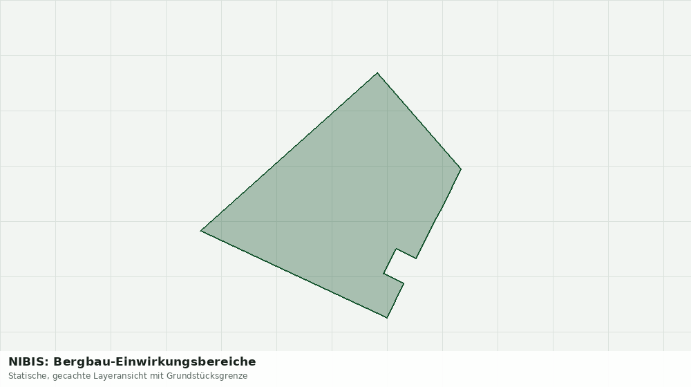 Statische Kartenansicht: NIBIS: Bergbau-Einwirkungsbereiche