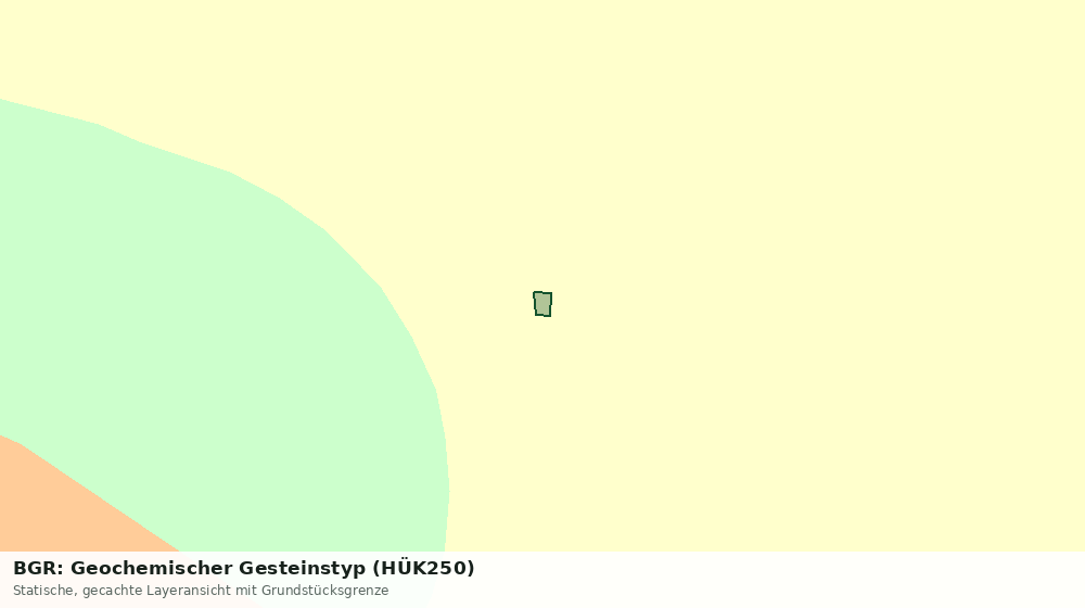 Statische Kartenansicht: BGR: Geochemischer Gesteinstyp (HÜK250)