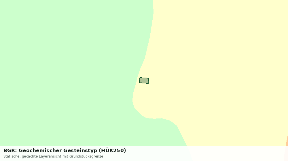Statische Kartenansicht: BGR: Geochemischer Gesteinstyp (HÜK250)