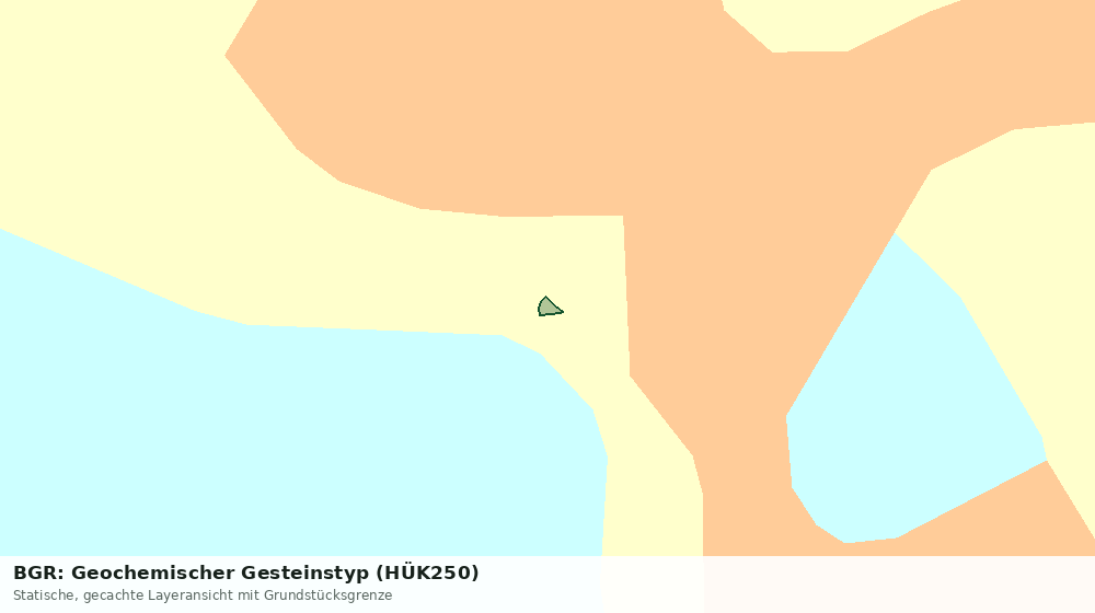 Statische Kartenansicht: BGR: Geochemischer Gesteinstyp (HÜK250)