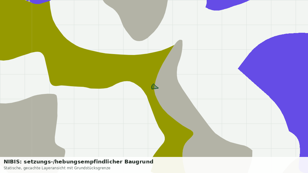 Statische Kartenansicht: NIBIS: setzungs-/hebungsempfindlicher Baugrund