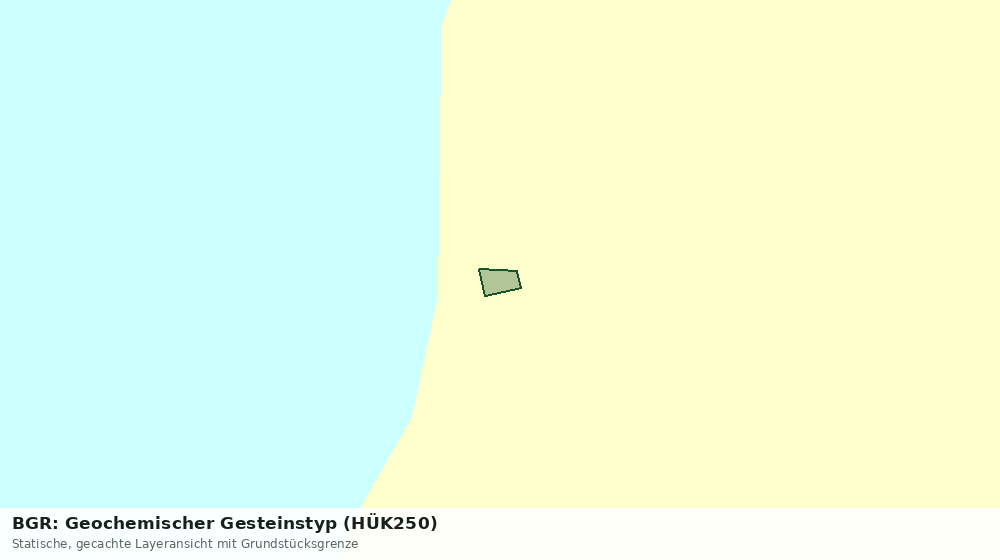 Statische Kartenansicht: BGR: Geochemischer Gesteinstyp (HÜK250)