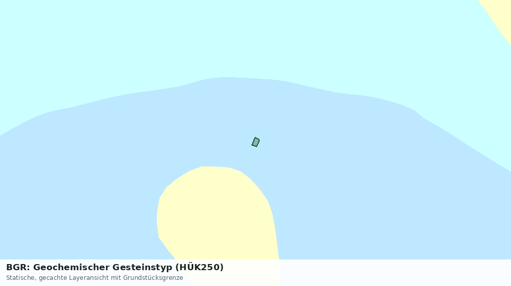 Statische Kartenansicht: BGR: Geochemischer Gesteinstyp (HÜK250)