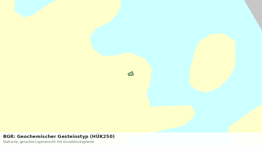 Statische Kartenansicht: BGR: Geochemischer Gesteinstyp (HÜK250)