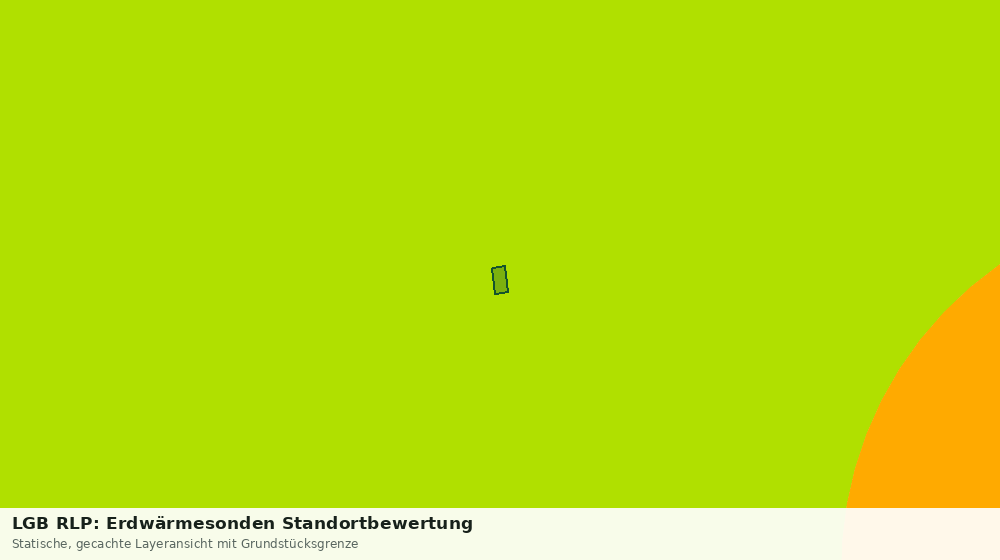 Statische Kartenansicht: LGB RLP: Erdwärmesonden Standortbewertung