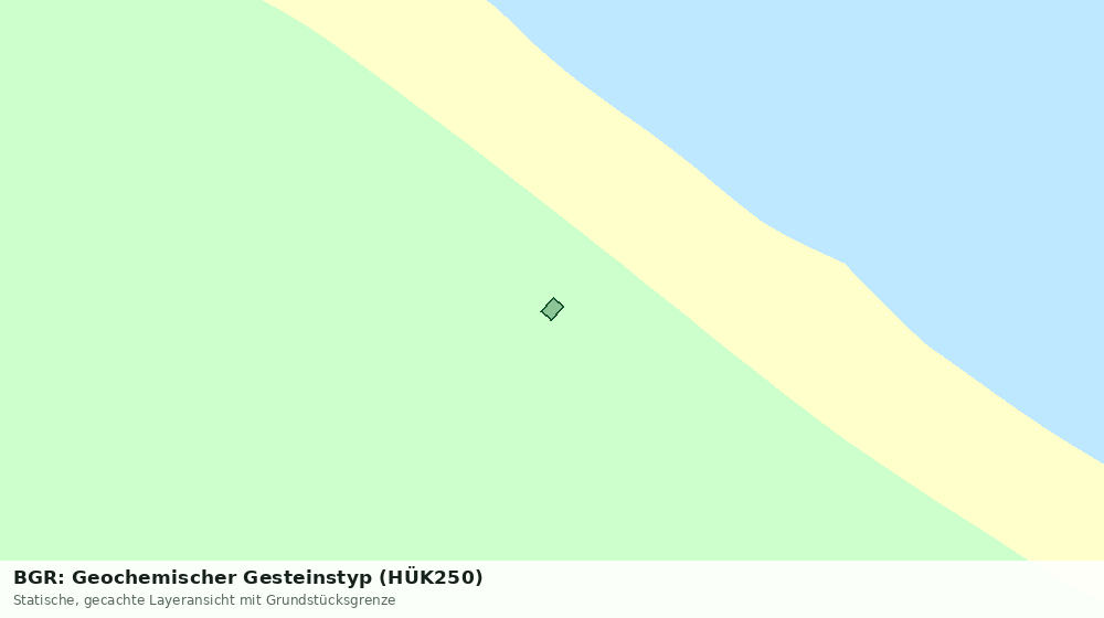 Statische Kartenansicht: BGR: Geochemischer Gesteinstyp (HÜK250)