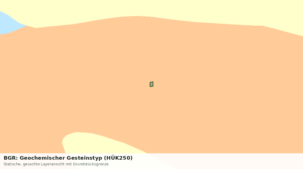 Statische Kartenansicht: BGR: Geochemischer Gesteinstyp (HÜK250)