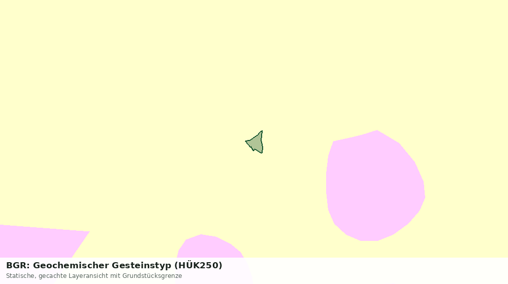 Statische Kartenansicht: BGR: Geochemischer Gesteinstyp (HÜK250)