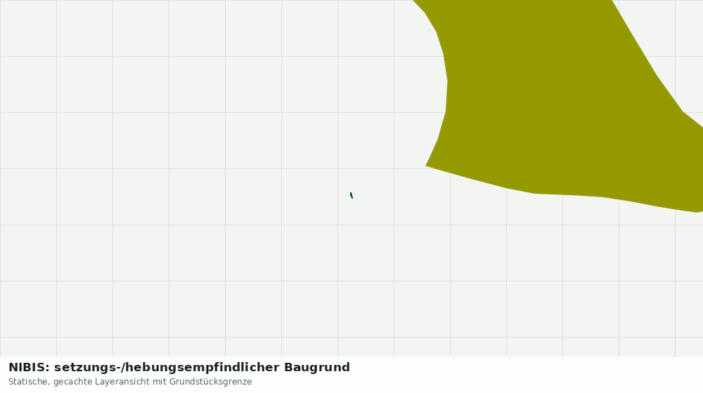 Statische Kartenansicht: NIBIS: setzungs-/hebungsempfindlicher Baugrund
