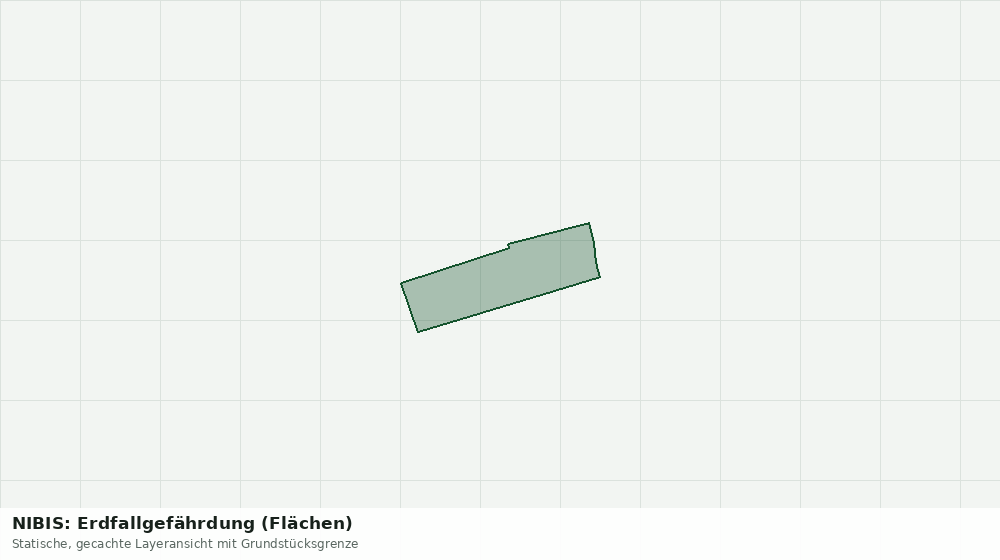 Statische Kartenansicht: NIBIS: Erdfallgefährdung (Flächen)