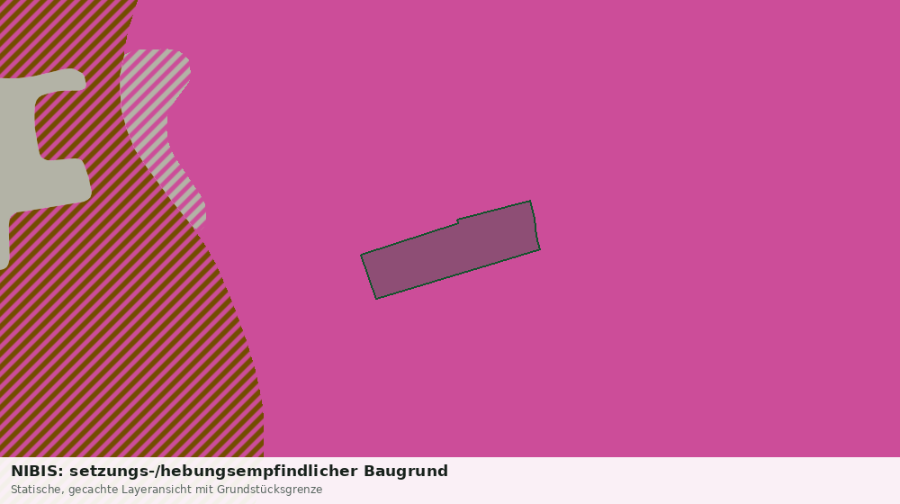 Statische Kartenansicht: NIBIS: setzungs-/hebungsempfindlicher Baugrund