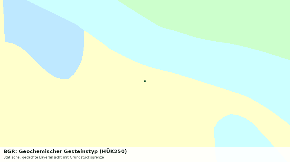 Statische Kartenansicht: BGR: Geochemischer Gesteinstyp (HÜK250)