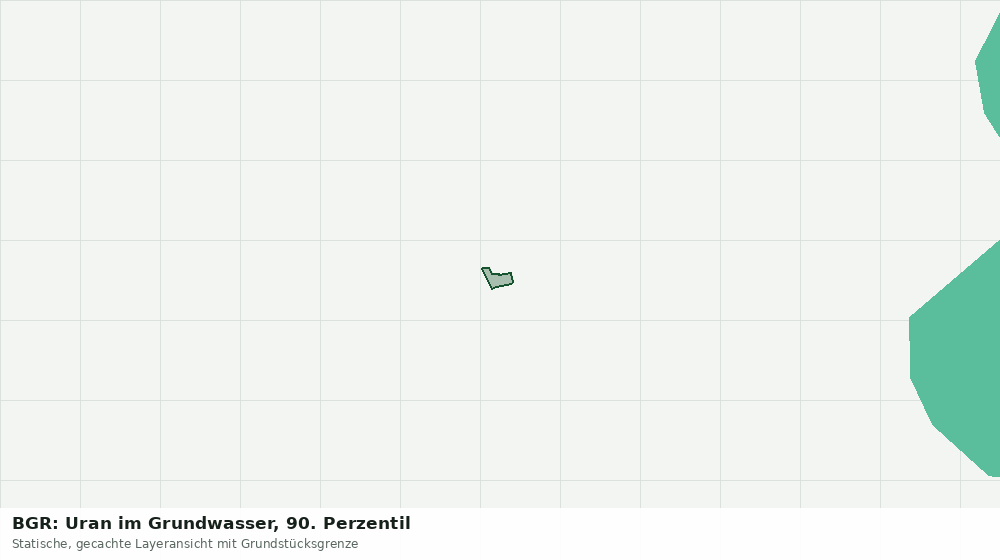 Statische Kartenansicht: BGR: Uran im Grundwasser, 90. Perzentil