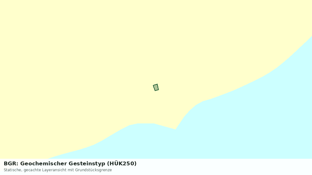Statische Kartenansicht: BGR: Geochemischer Gesteinstyp (HÜK250)