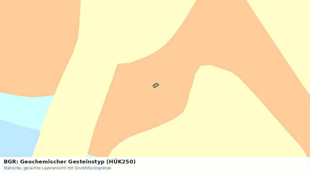 Statische Kartenansicht: BGR: Geochemischer Gesteinstyp (HÜK250)