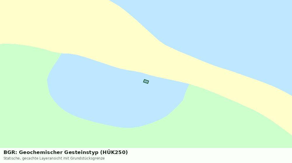Statische Kartenansicht: BGR: Geochemischer Gesteinstyp (HÜK250)