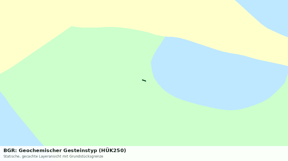Statische Kartenansicht: BGR: Geochemischer Gesteinstyp (HÜK250)