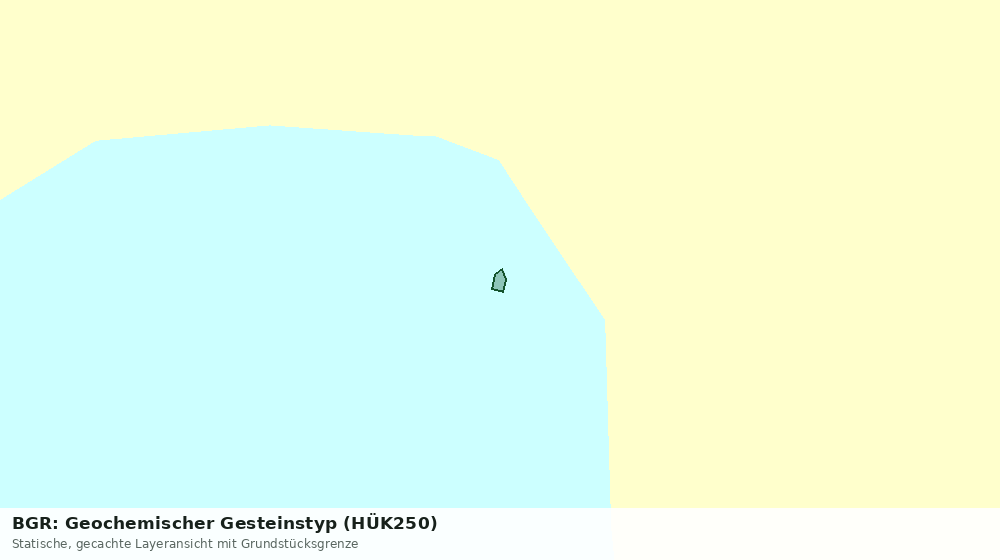 Statische Kartenansicht: BGR: Geochemischer Gesteinstyp (HÜK250)