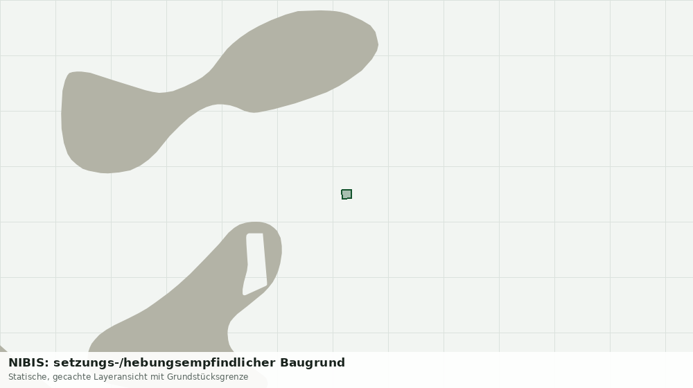 Statische Kartenansicht: NIBIS: setzungs-/hebungsempfindlicher Baugrund