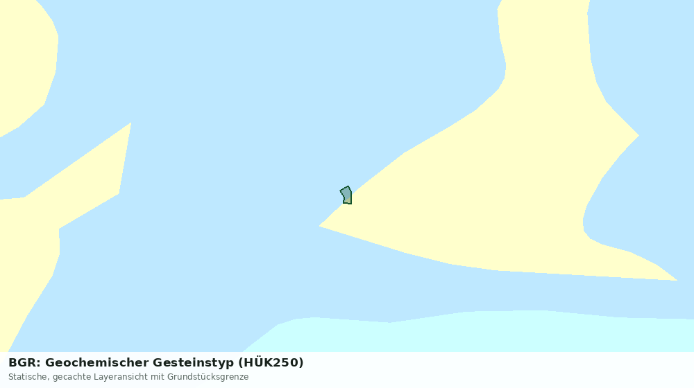 Statische Kartenansicht: BGR: Geochemischer Gesteinstyp (HÜK250)