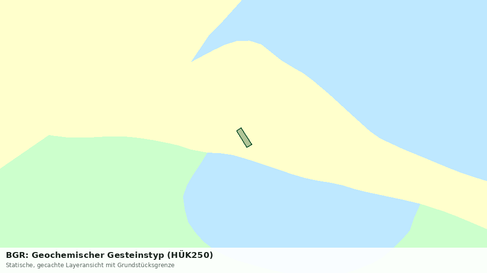 Statische Kartenansicht: BGR: Geochemischer Gesteinstyp (HÜK250)