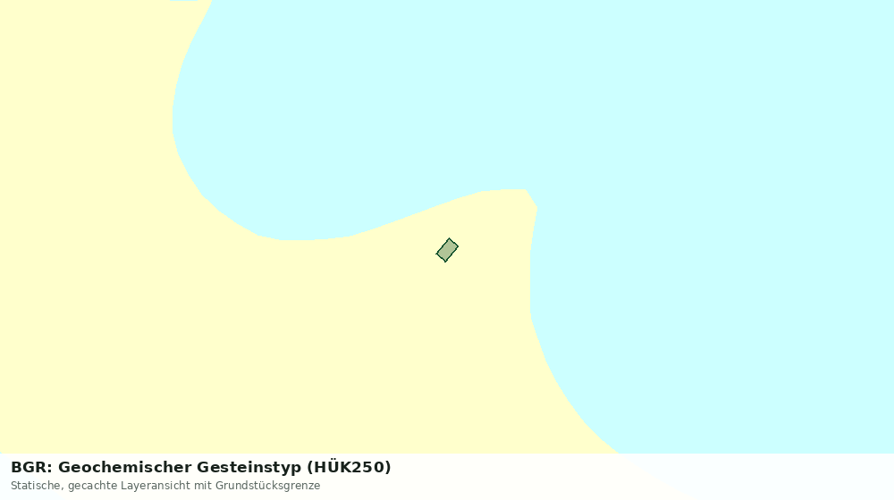 Statische Kartenansicht: BGR: Geochemischer Gesteinstyp (HÜK250)