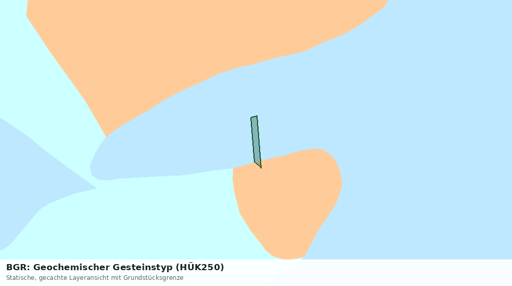 Statische Kartenansicht: BGR: Geochemischer Gesteinstyp (HÜK250)