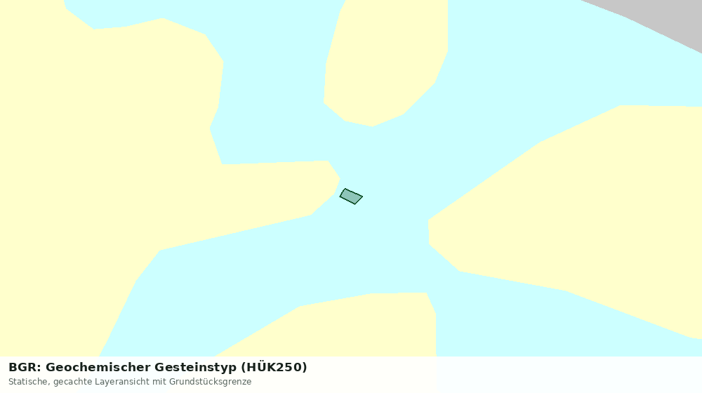 Statische Kartenansicht: BGR: Geochemischer Gesteinstyp (HÜK250)