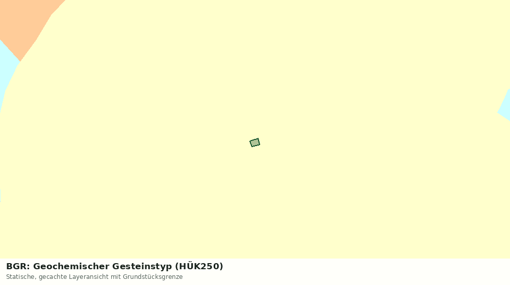 Statische Kartenansicht: BGR: Geochemischer Gesteinstyp (HÜK250)