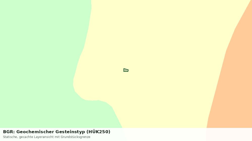 Statische Kartenansicht: BGR: Geochemischer Gesteinstyp (HÜK250)
