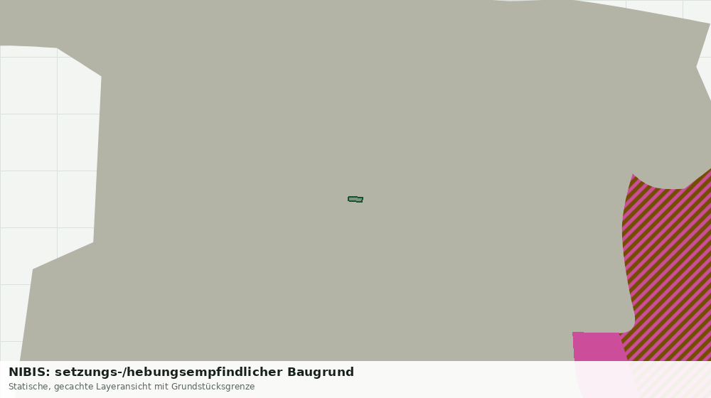 Statische Kartenansicht: NIBIS: setzungs-/hebungsempfindlicher Baugrund
