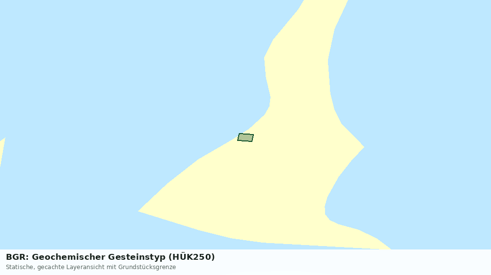 Statische Kartenansicht: BGR: Geochemischer Gesteinstyp (HÜK250)