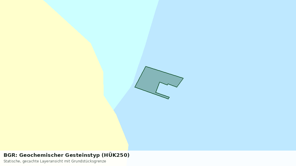 Statische Kartenansicht: BGR: Geochemischer Gesteinstyp (HÜK250)