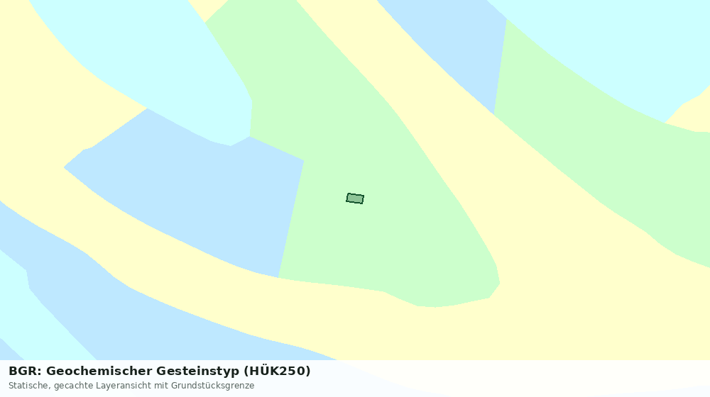Statische Kartenansicht: BGR: Geochemischer Gesteinstyp (HÜK250)