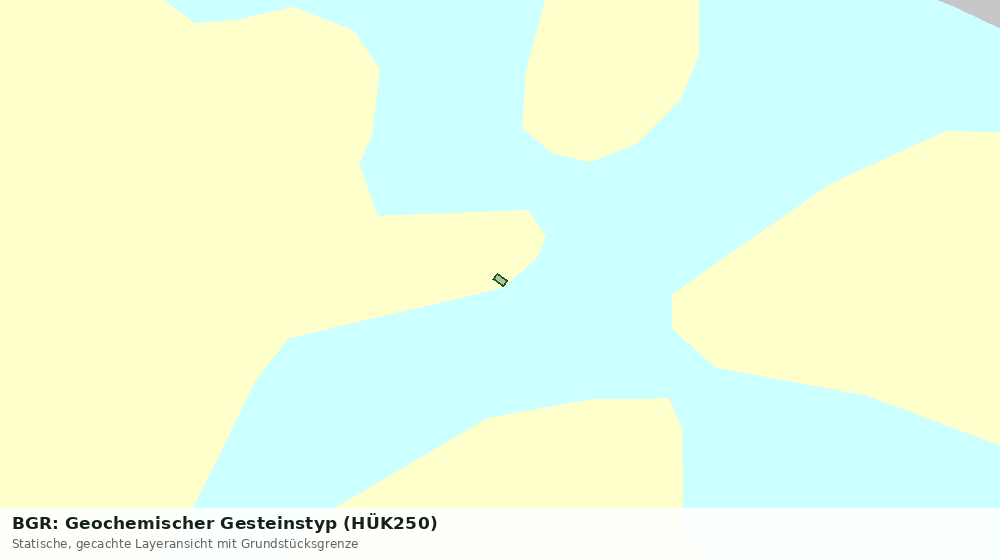 Statische Kartenansicht: BGR: Geochemischer Gesteinstyp (HÜK250)
